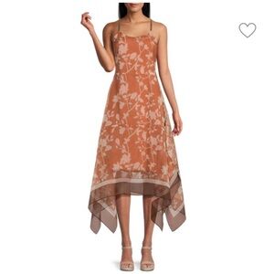 BRUNELLO CUCINELLI
Handkerchief Hem Silk Midi Dress